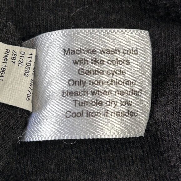 Lane Bryant Women's Short Sleeve Front Gathered Pullover Top in Black - Sz 22/24 - Picture 6 of 6